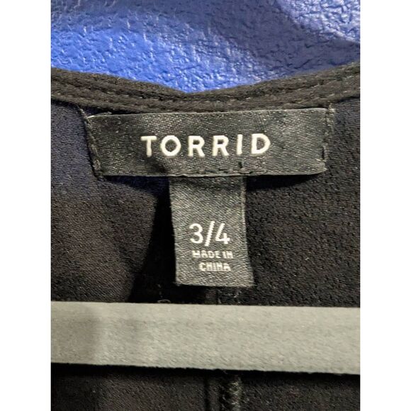 Sz 3/4 Torrid Floor Length Sequin Duster Kimono - GORGEOUS! - Picture 6 of 7